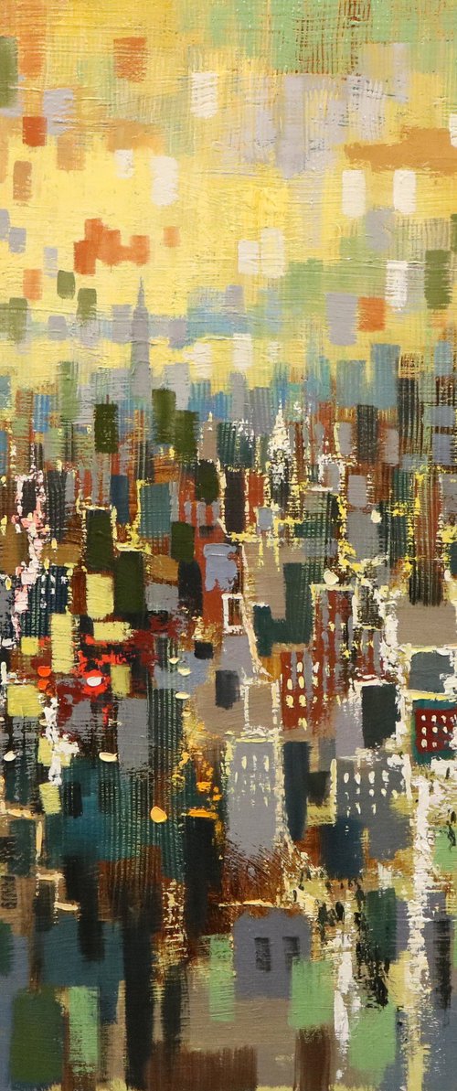 Manhattan Before Storm by Chin H Shin