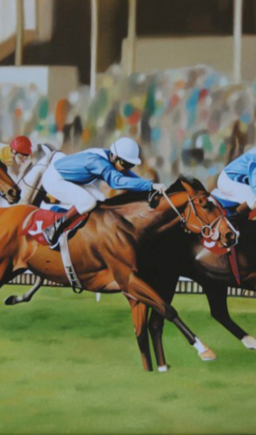 Horse race by Valeri Tsvetkov