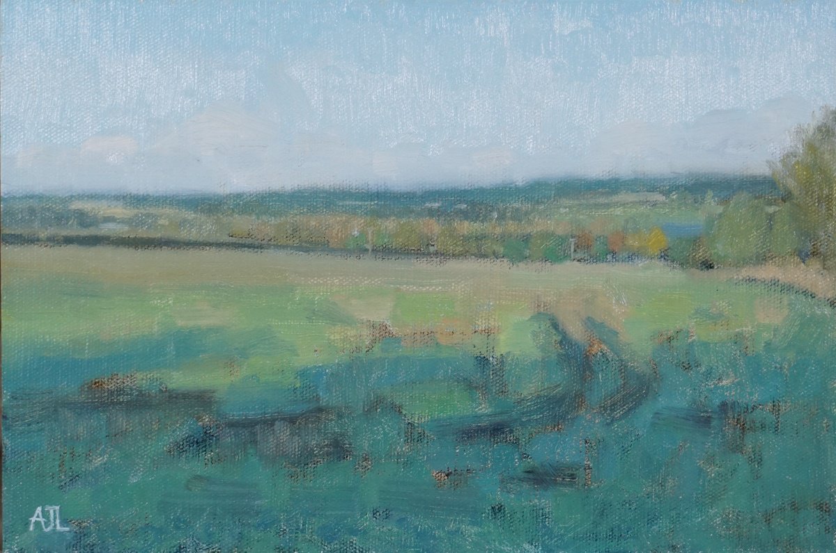 Autumn Fields, Windrush Valley by Alex James Long