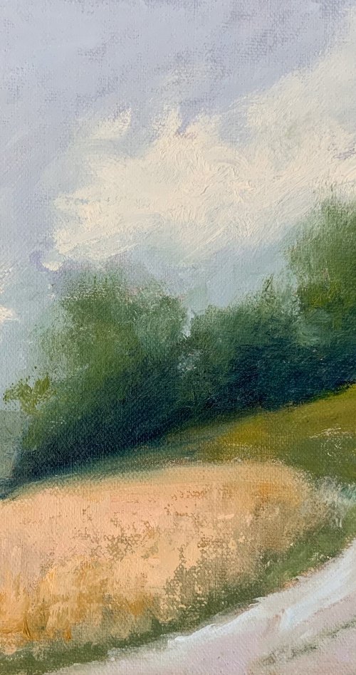 Countryside impressionist Landscape no.2 by Jessica Davidson