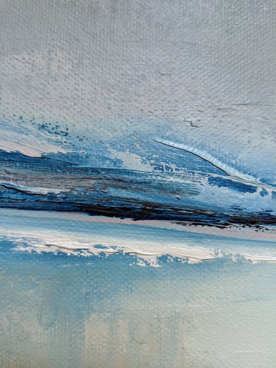 Disturbed abstract seascape