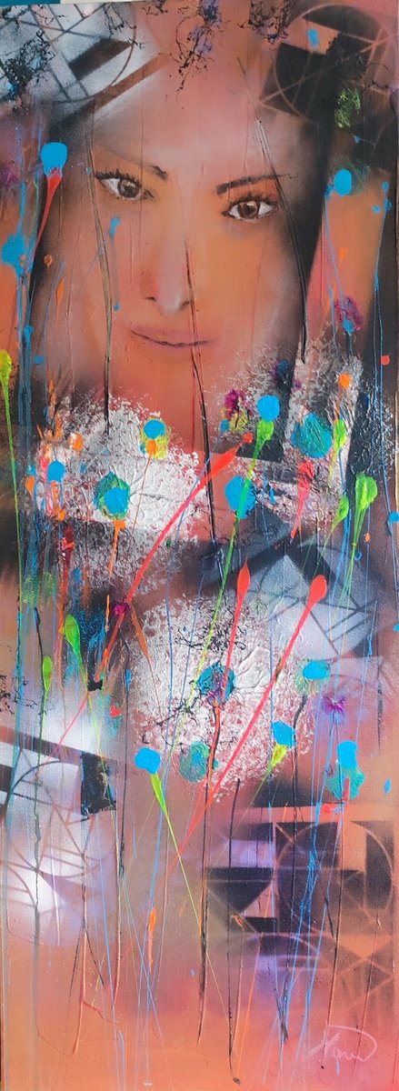 In The Window By Beata Harasim, 12 X 31, Artwork For Sale On Artfinder