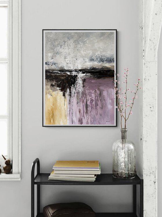 Muted Light Over Earth and Violet