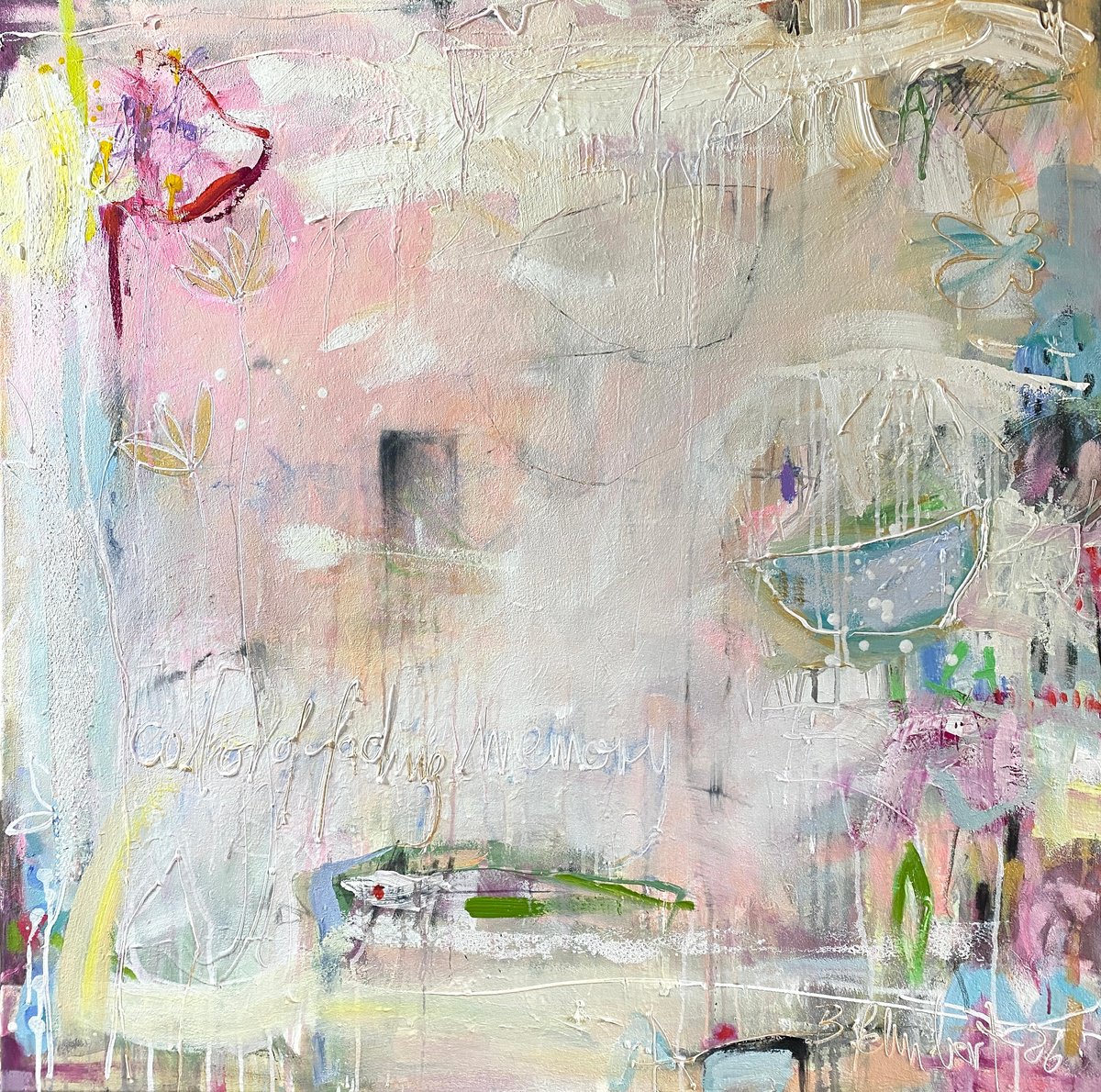 Color Of Fading Memory No.1 By Bea Schubert, 39 X 39, Artwork For Sale On Artfinder