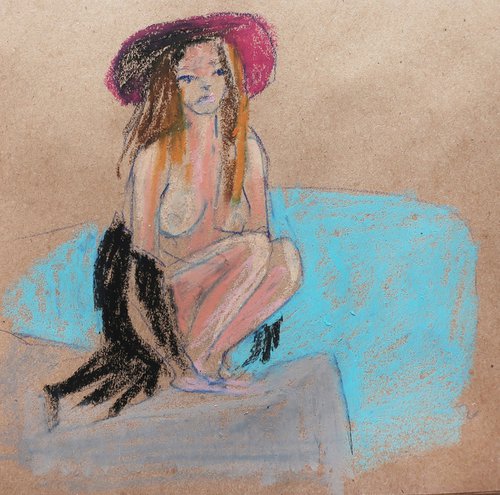 Drawing Woman by Anna Shchapova