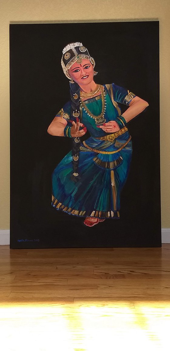 Bharatnatyam dance, India art