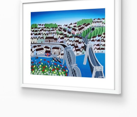 Summer over the Tamar Bridges