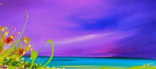 Blooming and Sparking across the Sea and Dramatic Sky by Emma Sian Pritchard