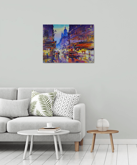 Montmartre Evening Reflections