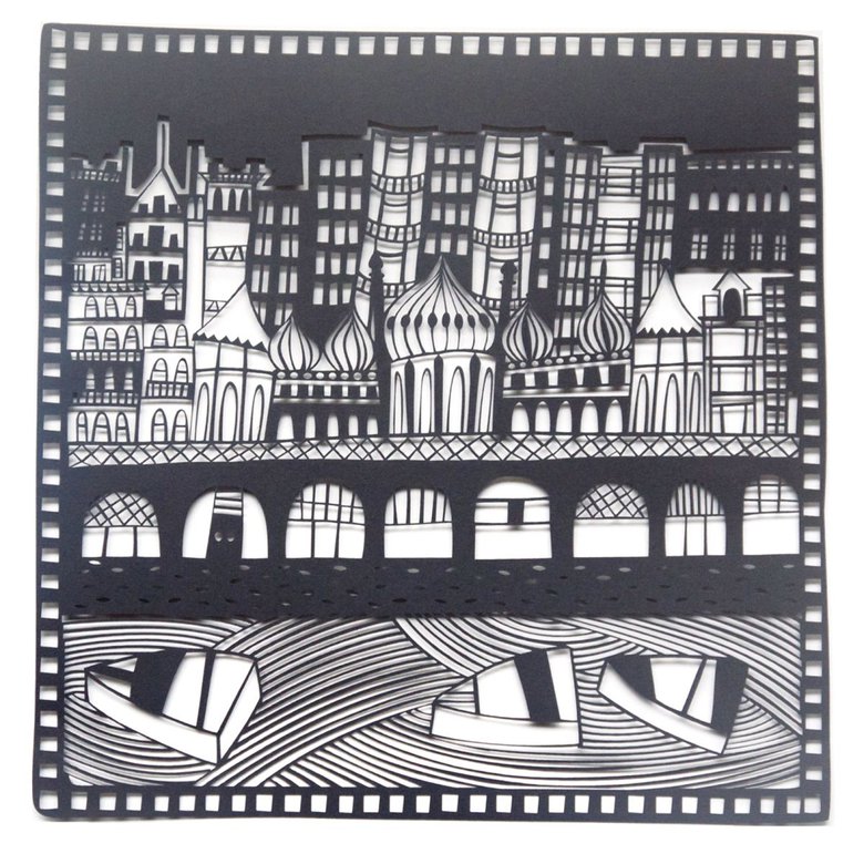 BRIGHTON Print by Caroline Rees | Artfinder