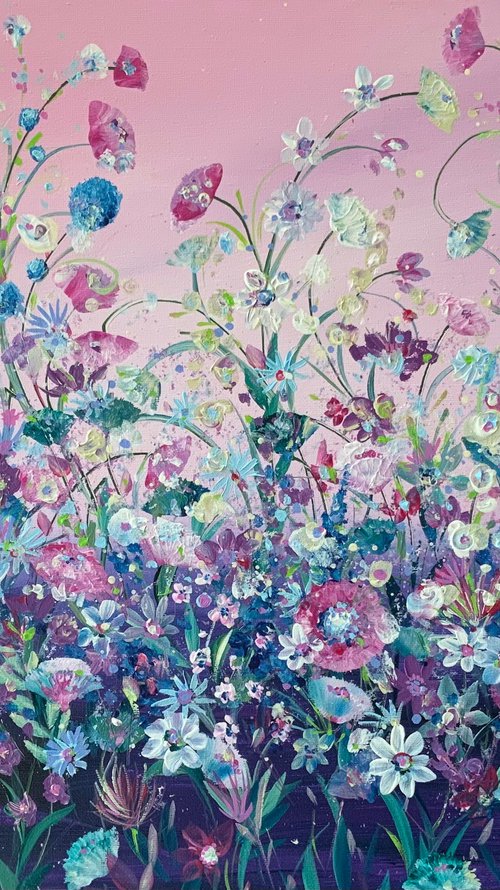 Raspberry Petals by Jan Rogers