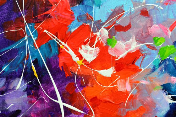 A Flash of Scarlet - Forest Walk