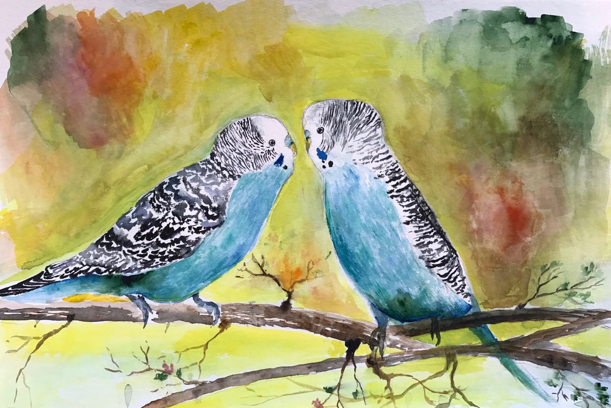 Love birds by Kseniia Kozulina