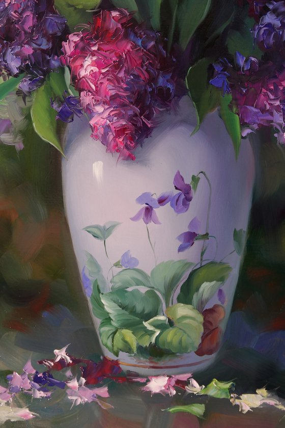 "Bouquet of lilacs"