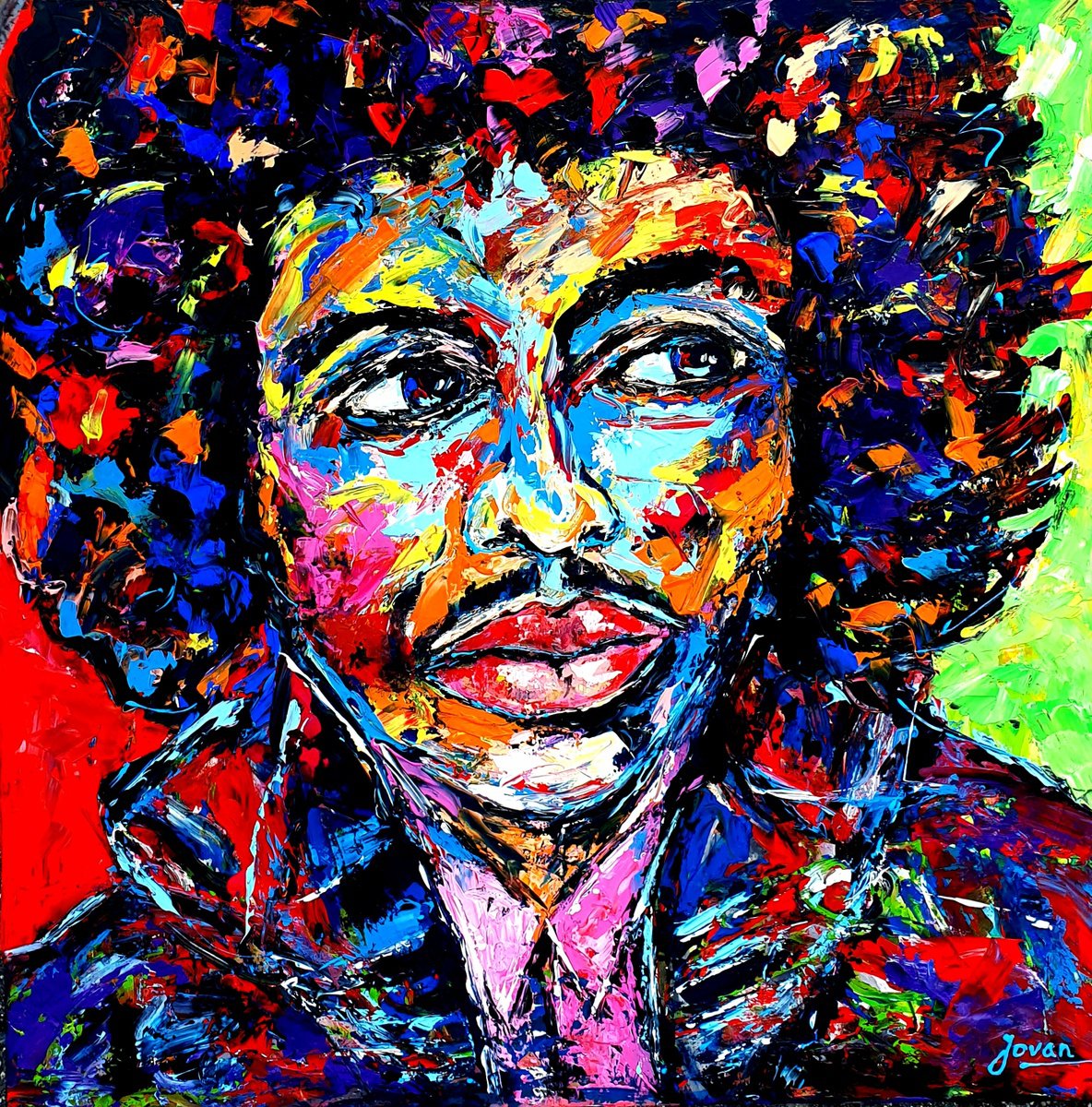 Jimi Hendrix by Jovan Srijemac
