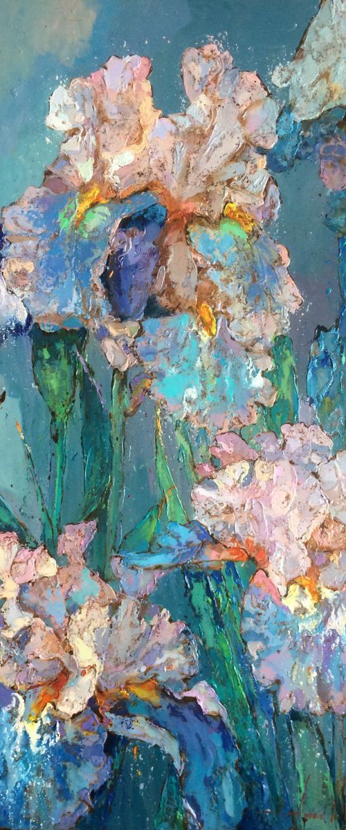 Irises - 60 - 100 cm. by Andriy Vutyanov