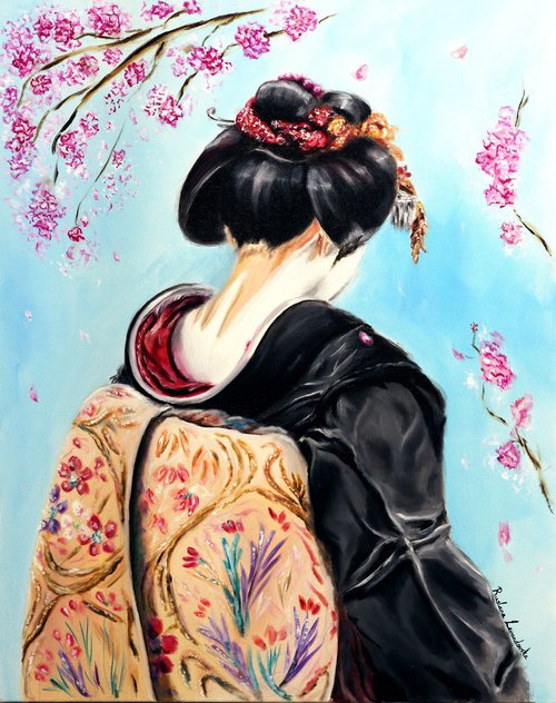 A Japanese Spring by Ruslana Levandovska