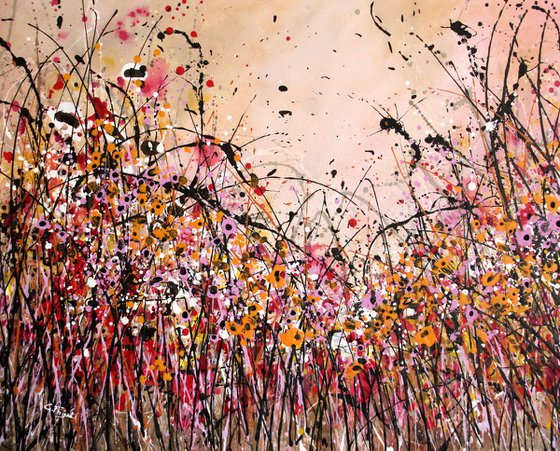 Never-Ending Delights #2  - Extra Large original floral landscape