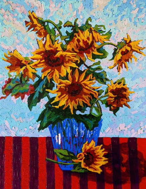 Sunflowers by IrinaGoldenfish
