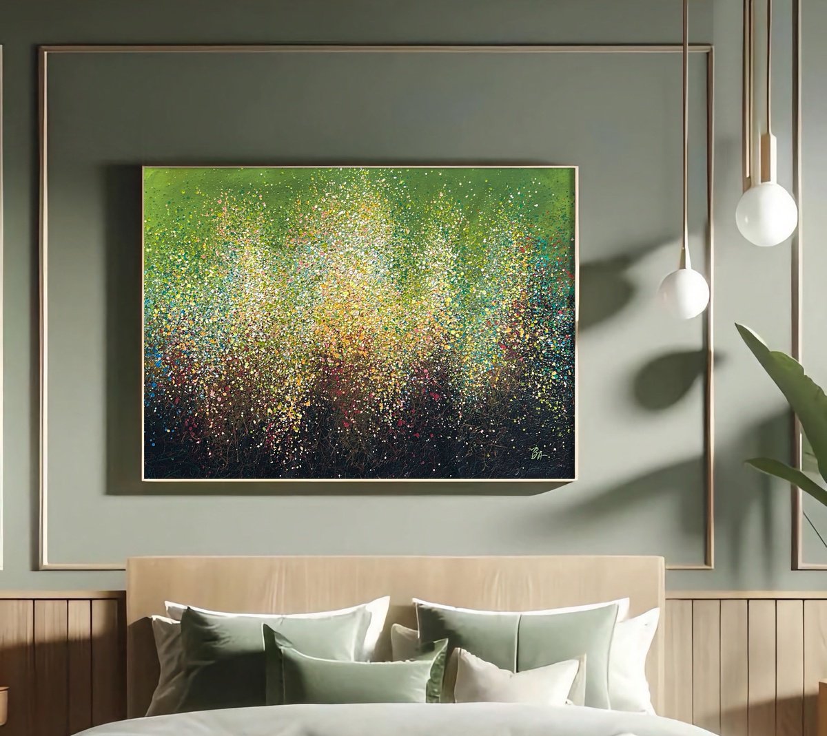  Tender Spring Rain By Bogdana Antoniuk, 54 X 41, Artwork For Sale On Artfinder