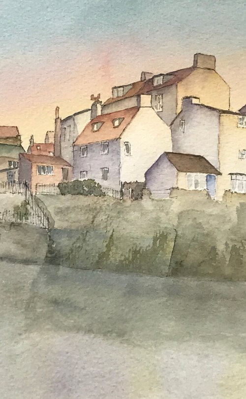 Staithes, Yorkshire by JANE  DENTON