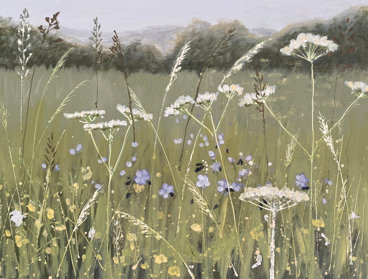 Expressive Painting , Lost In Time By Elizabeth Westcott, 24 X 18, Artwork For Sale On Artfinder