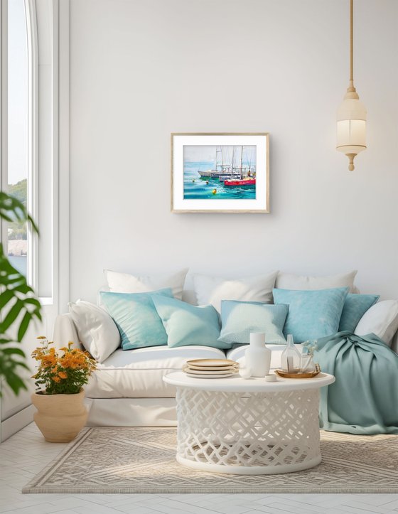 Boats on Blue Silence