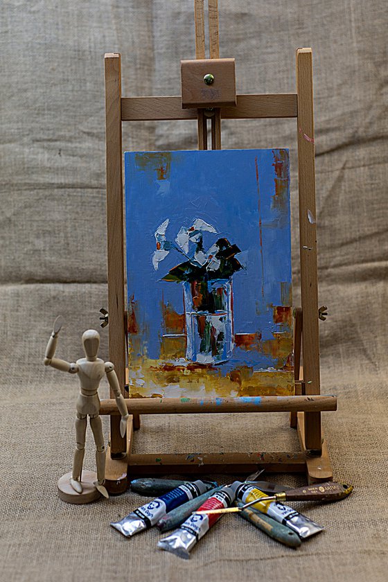 Still life painting for gift. Original art