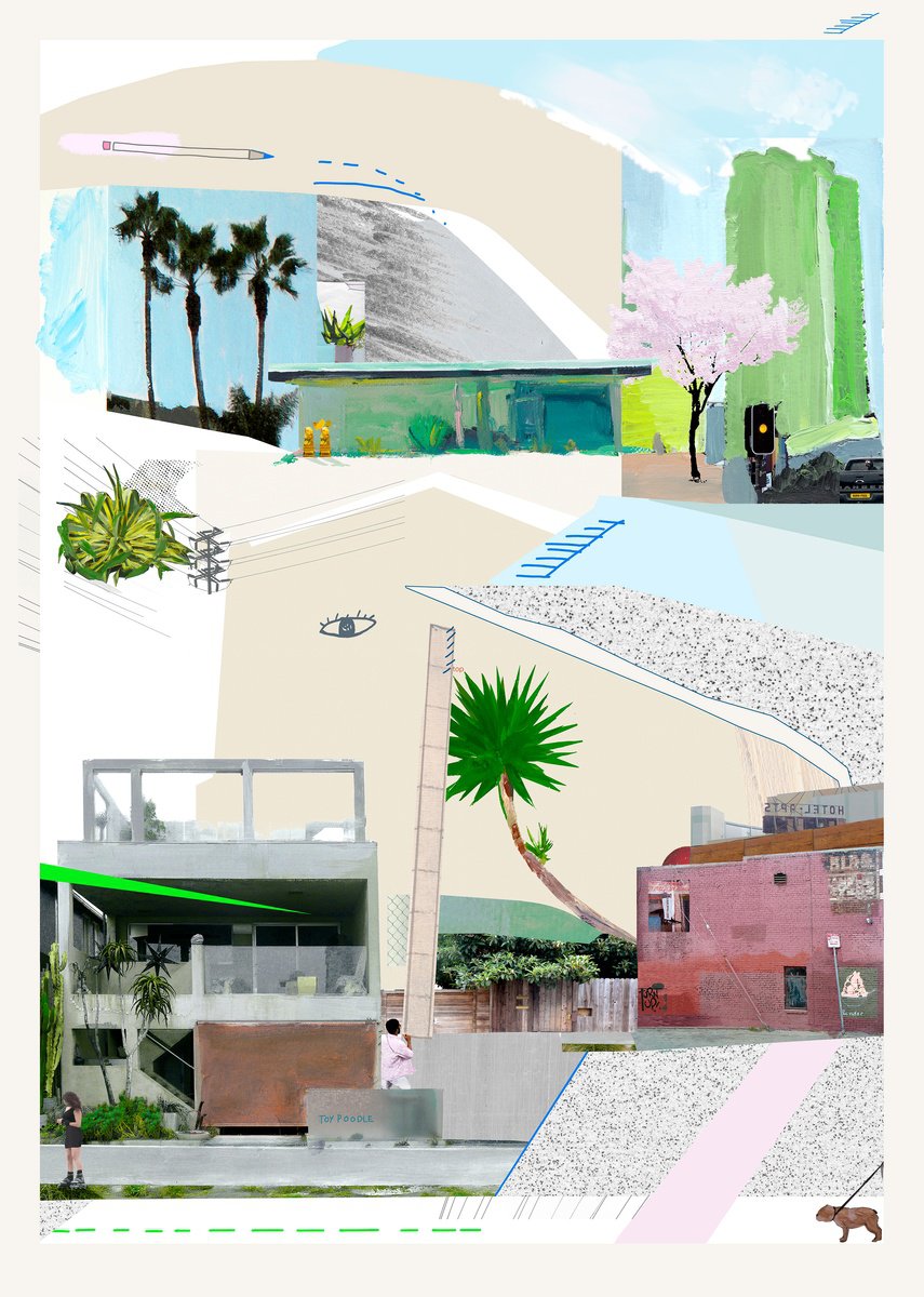 Abstract Cityscapes Screenprint By Bonnie And Clyde, 27 X 38, Born Free, Original Artwork