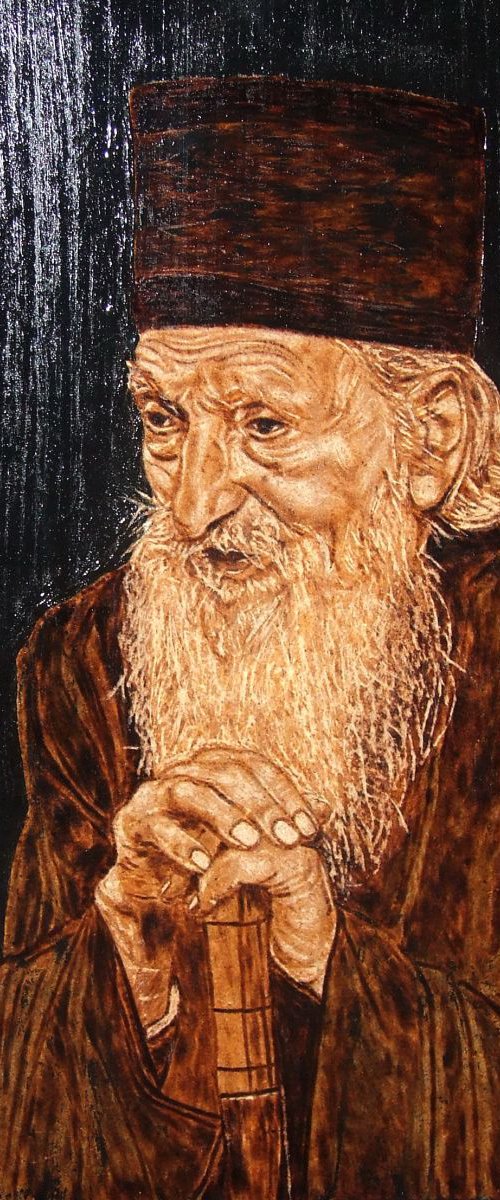 Patriarch Pavle of Serbia by MILIS Pyrography