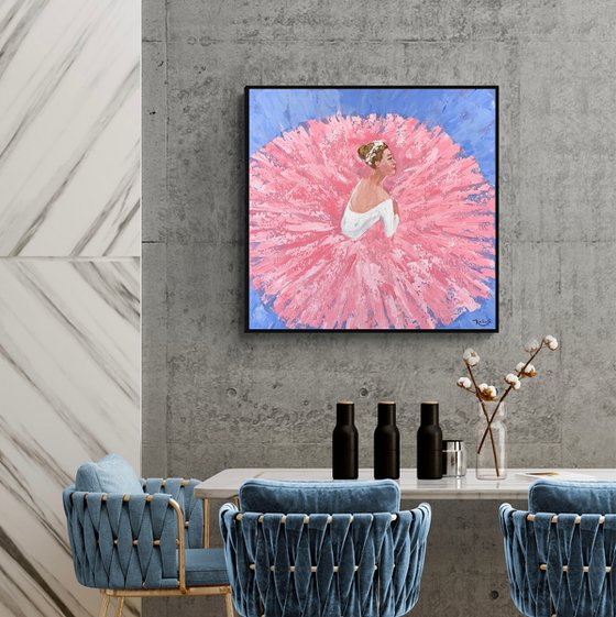 Ballerina in Pink Tutu