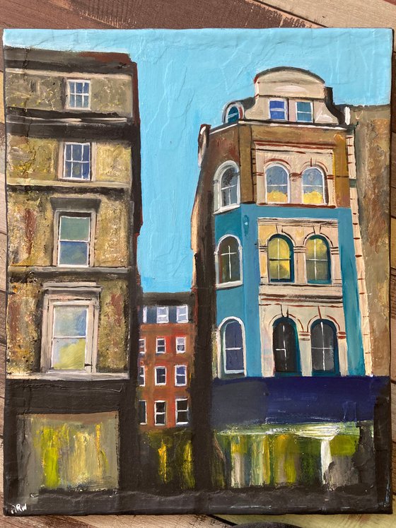 One End of Tisbury Court, Soho, London