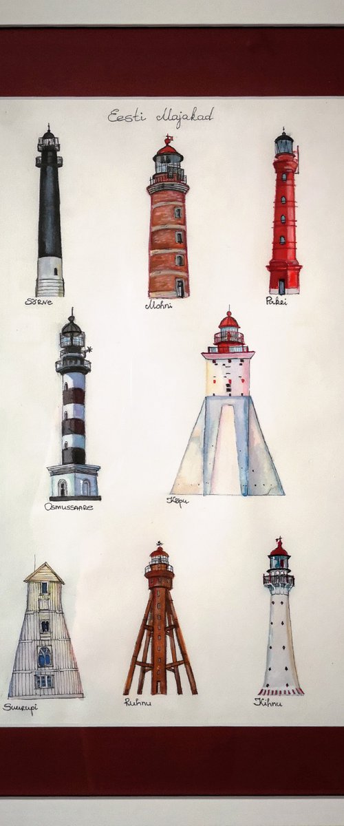 Lighthouses of Estonia by Jelena Nova