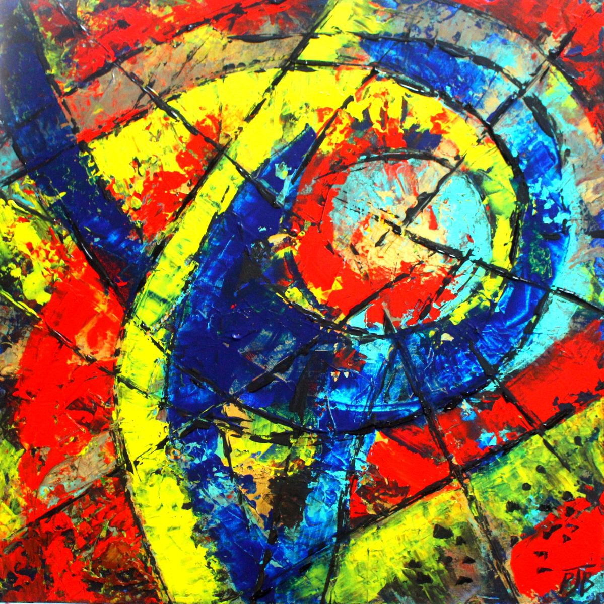  Kinetic Fusion Ii By Paul J Best, 24 X 24, Artwork For Sale On Artfinder
