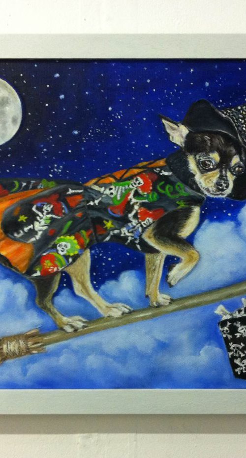 Tita Petita Chihuahua the Witch Dog by Becki Flack