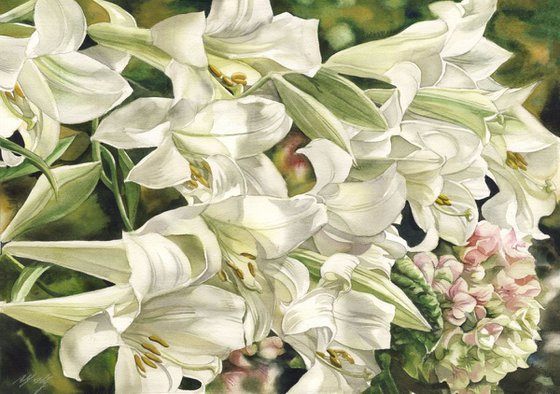 Easter lilies