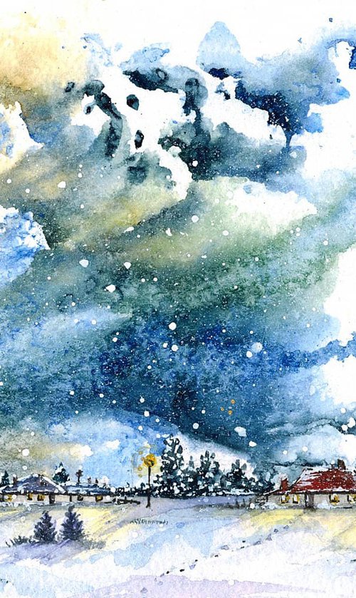 Winter Storm by Marina Omelianenko