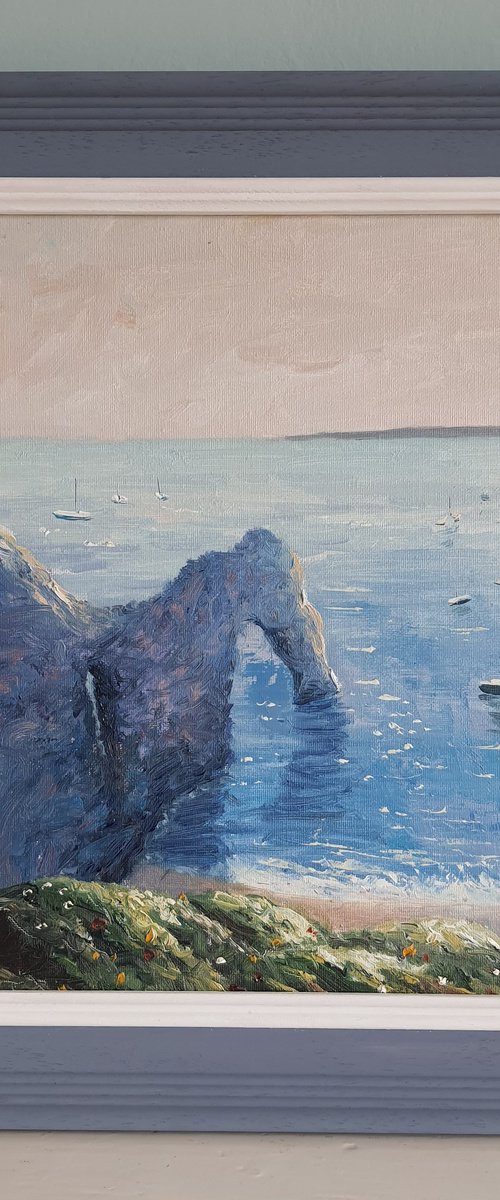 Durdle Door Jurassic Coast by Roberto Ponte