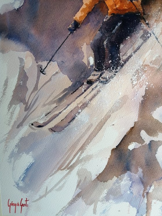 the skier 12