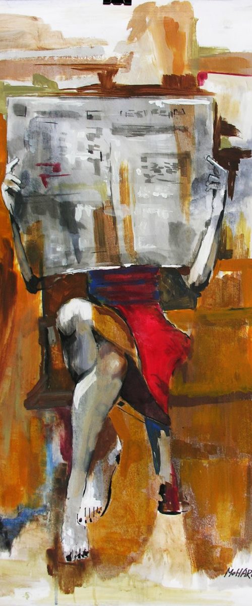 The Evening News   20" x 33" by Joe McHarg