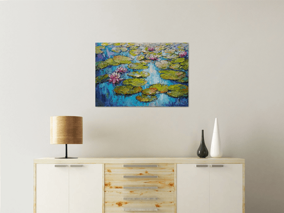 Water lilies pond