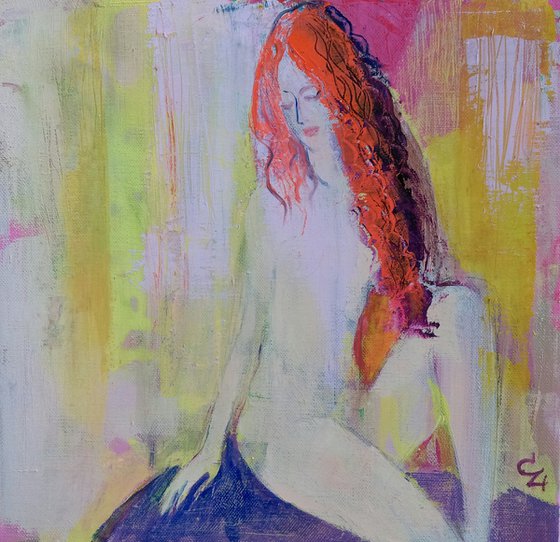 GIRL WITH RED HAIR