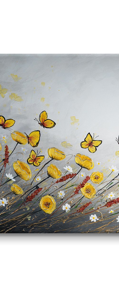 Dancing Butterflies in a Field by Amanda Dagg