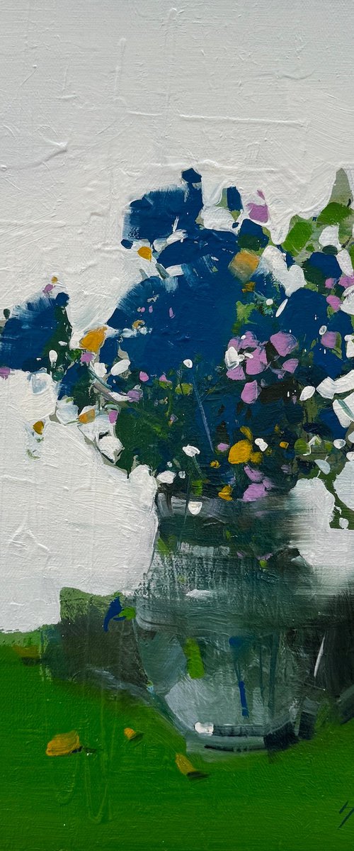 Blue Lobelia by Vahe Yeremyan