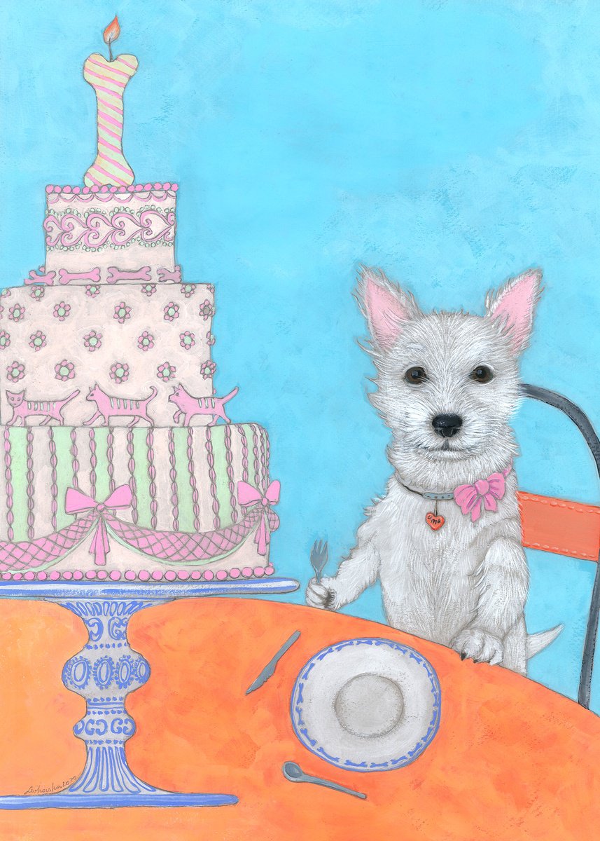 Uma’s I-st Birthday cake by Natalie Levkovska