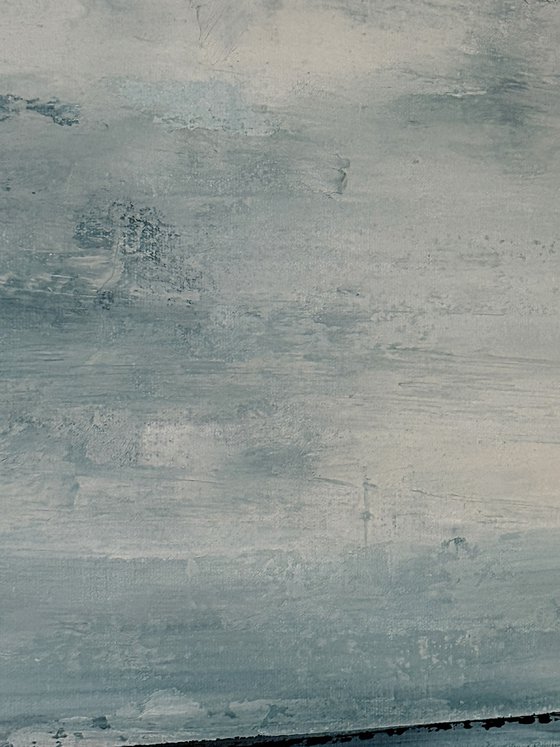 Large Abstract Seascape-Celestial Shoreline