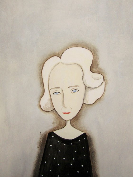 The old elegant woman