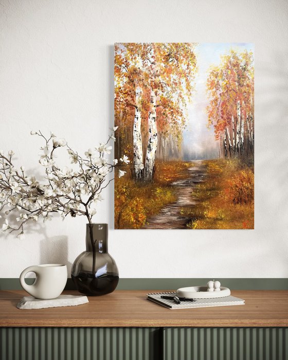 Golden Birches