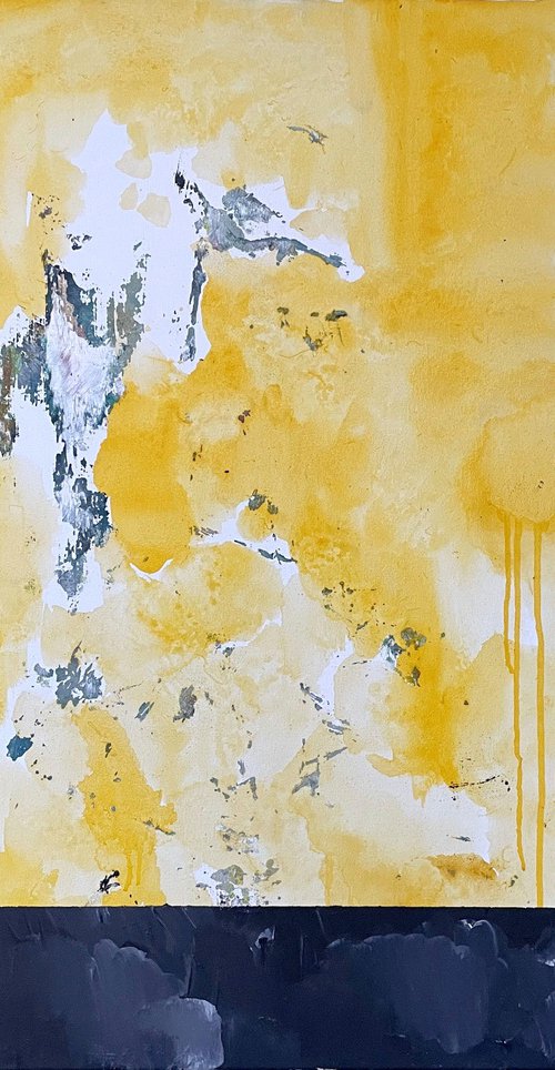 Yellow Abstraction by Zakhar Shevchuk