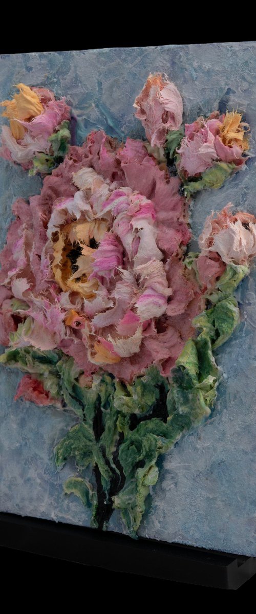 Spring Textured Blooms by Lena Owens